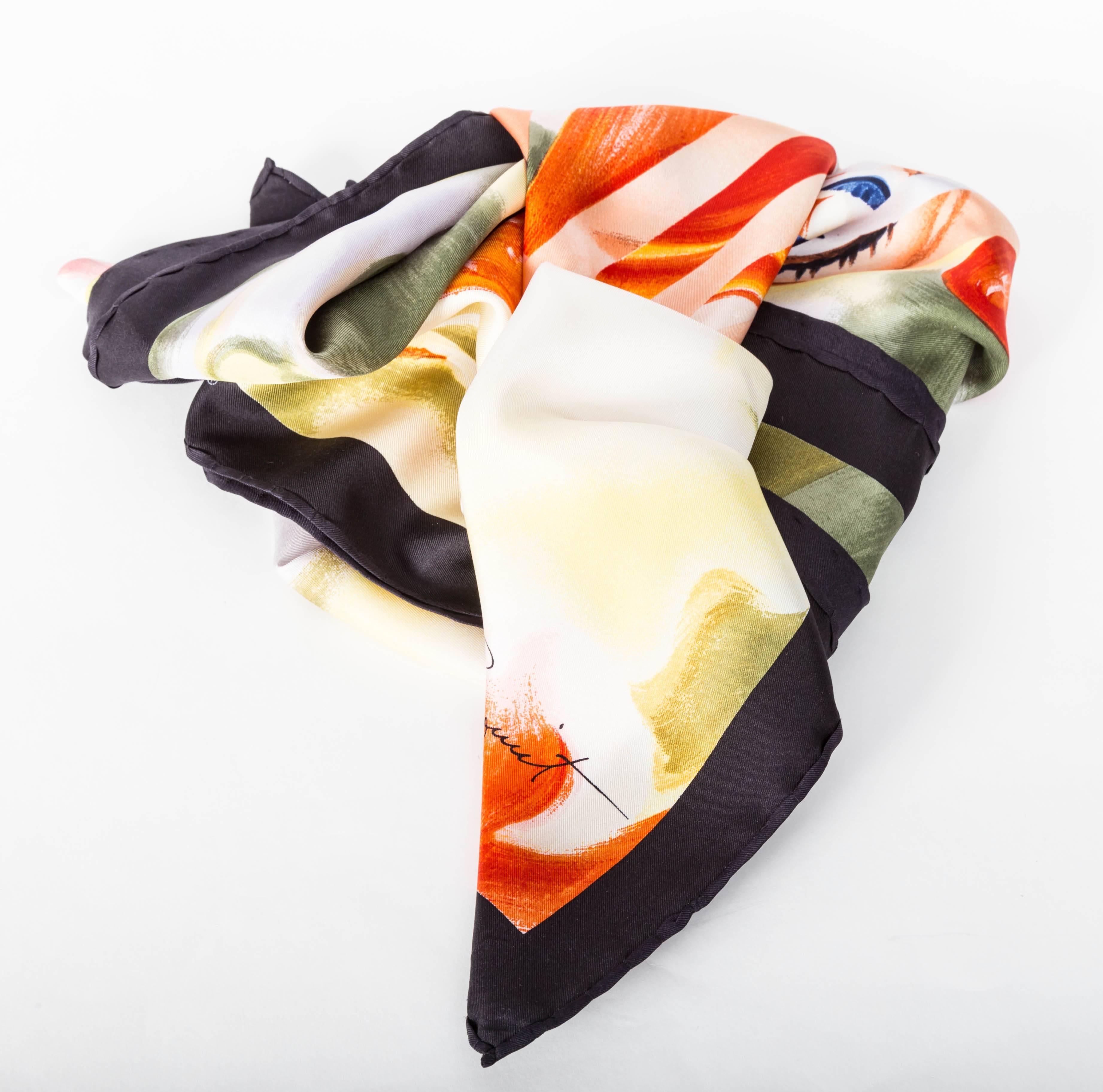 Louis Vuitton Silk Scarf by James Rosenquist For Sale 5