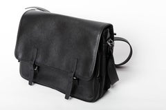 Prada Saffiano Mens Crossbody Leather Messenger Bag with Silver Hardware