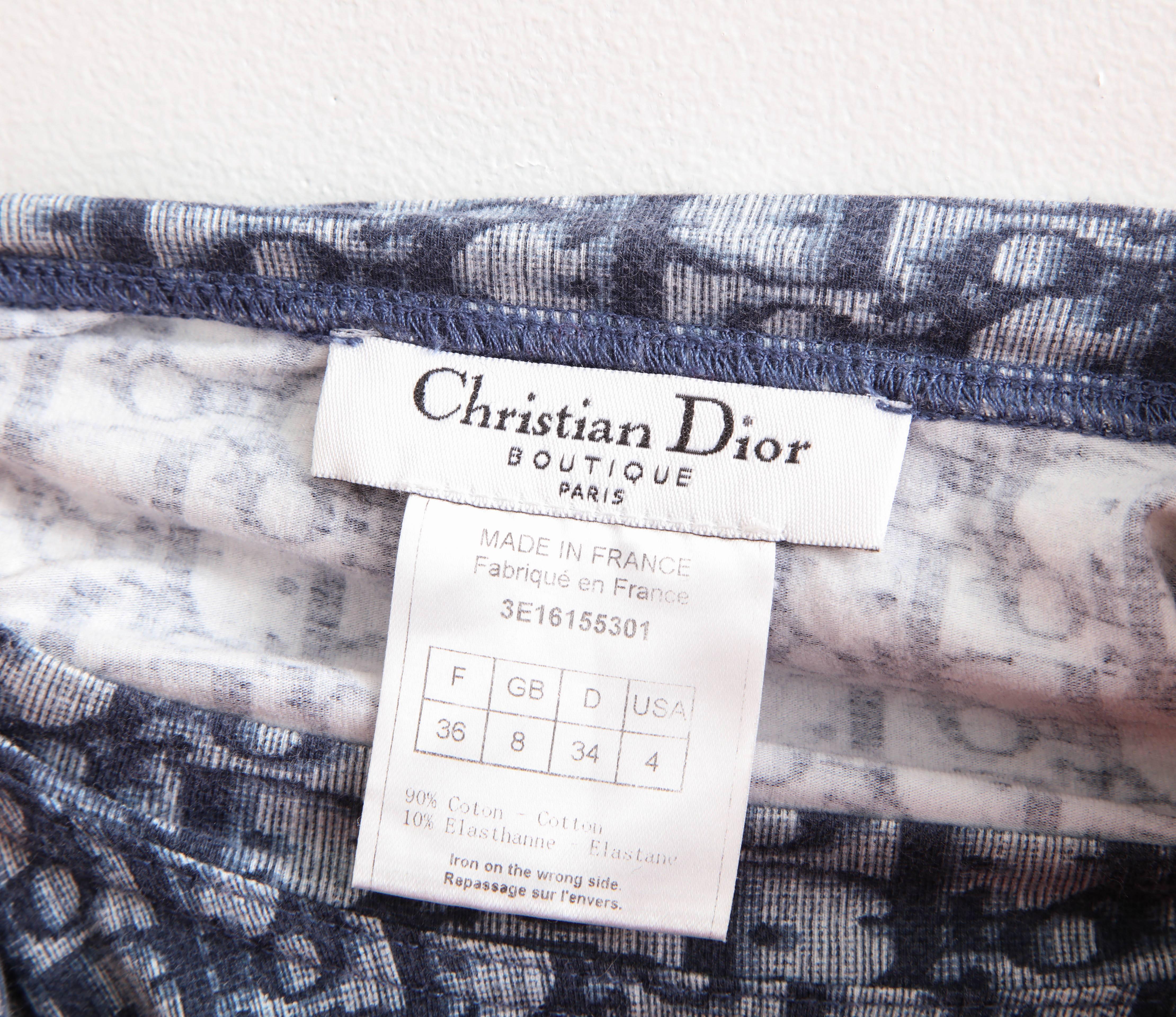John Galliano for Christian Dior Trotter Logo T-Shirt 1