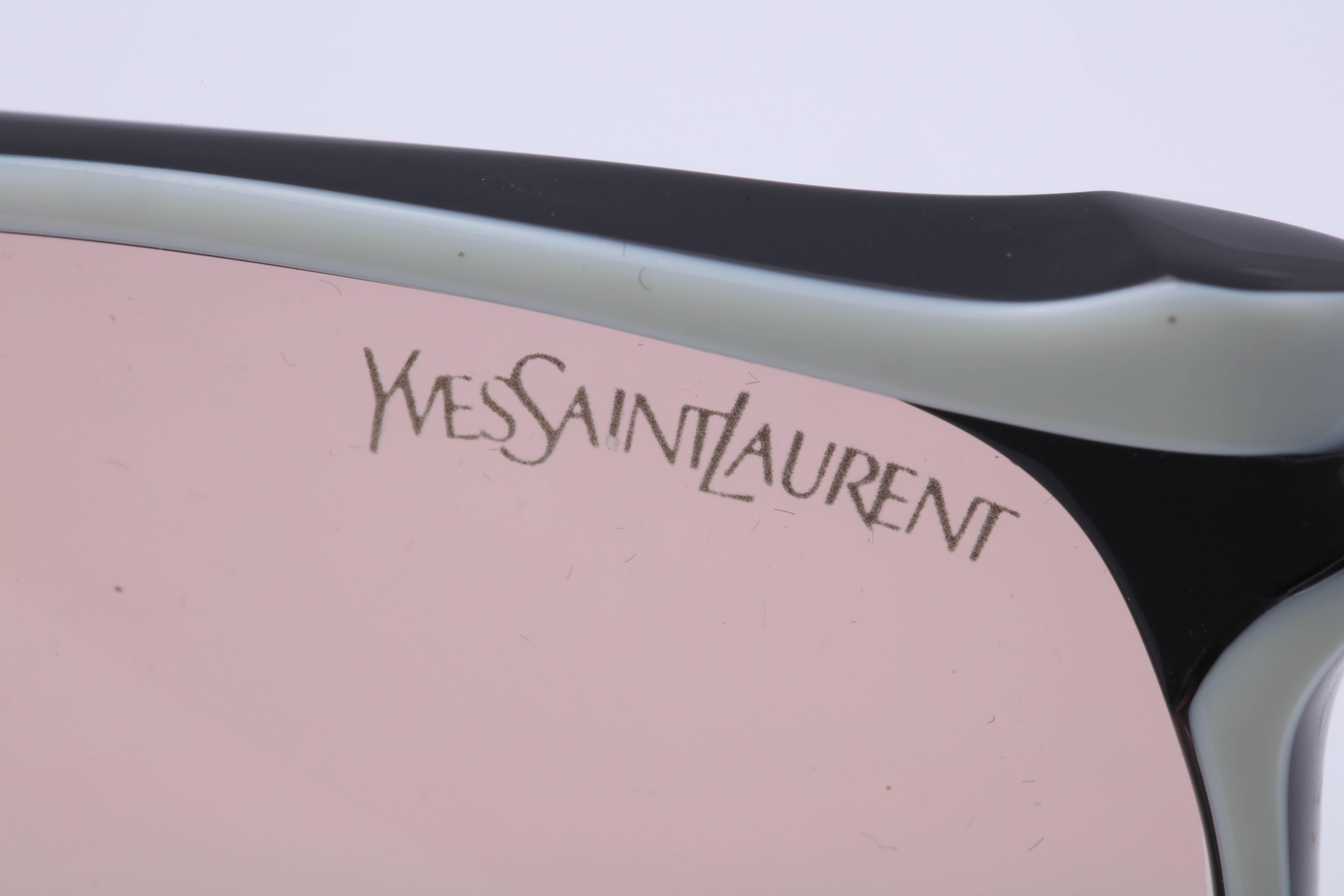 Gray Yves Saint Laurent YSL Vintage Sunglasses  For Sale