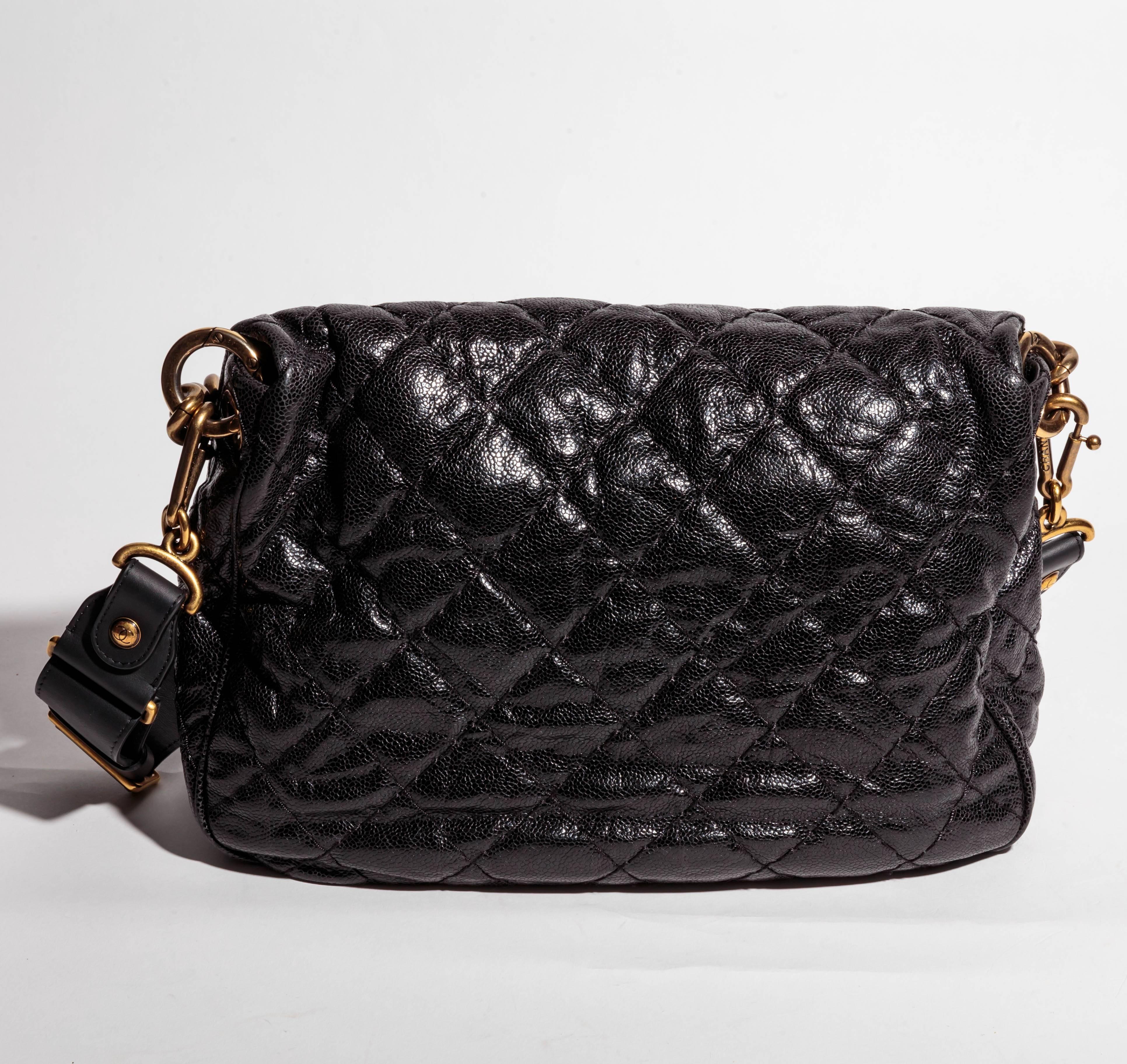 Chanel Coco Pleats Top Handle Bag with Detachable Shoulder Strap In Good Condition In Westhampton Beach, NY