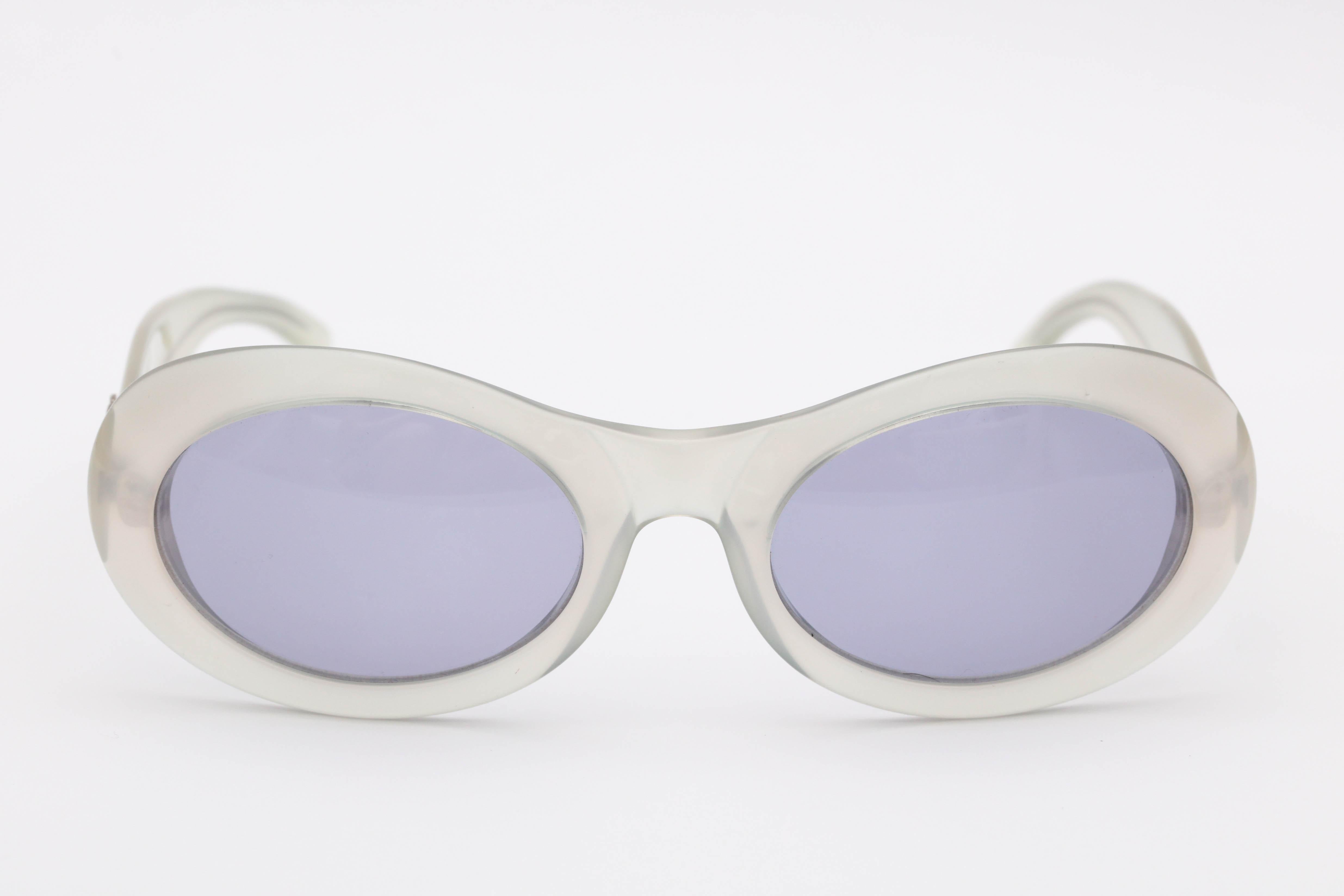 Gray Vintage Gucci Sunglasses