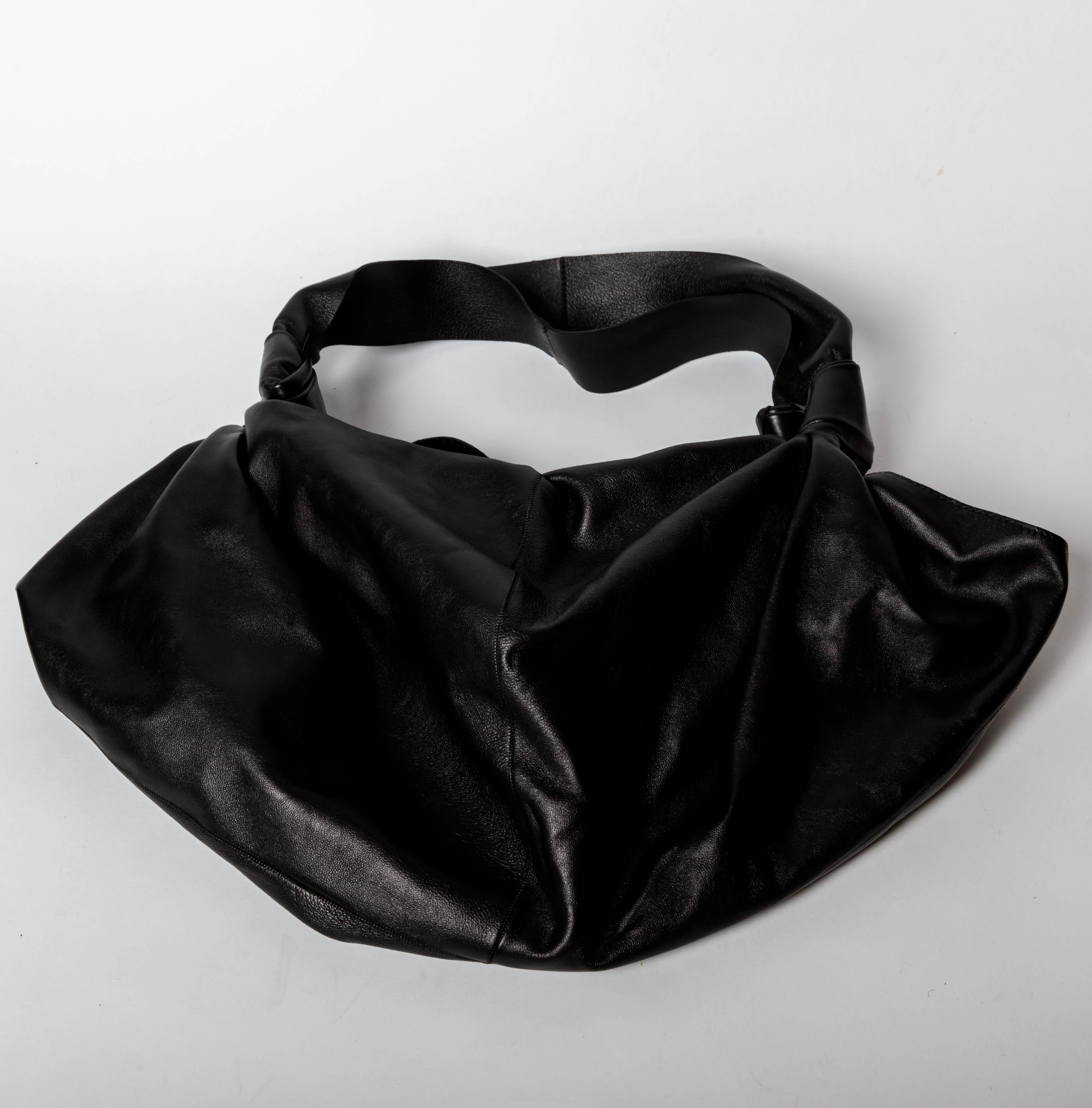 Black The Row Leather Ascot Bag in Medium For Sale