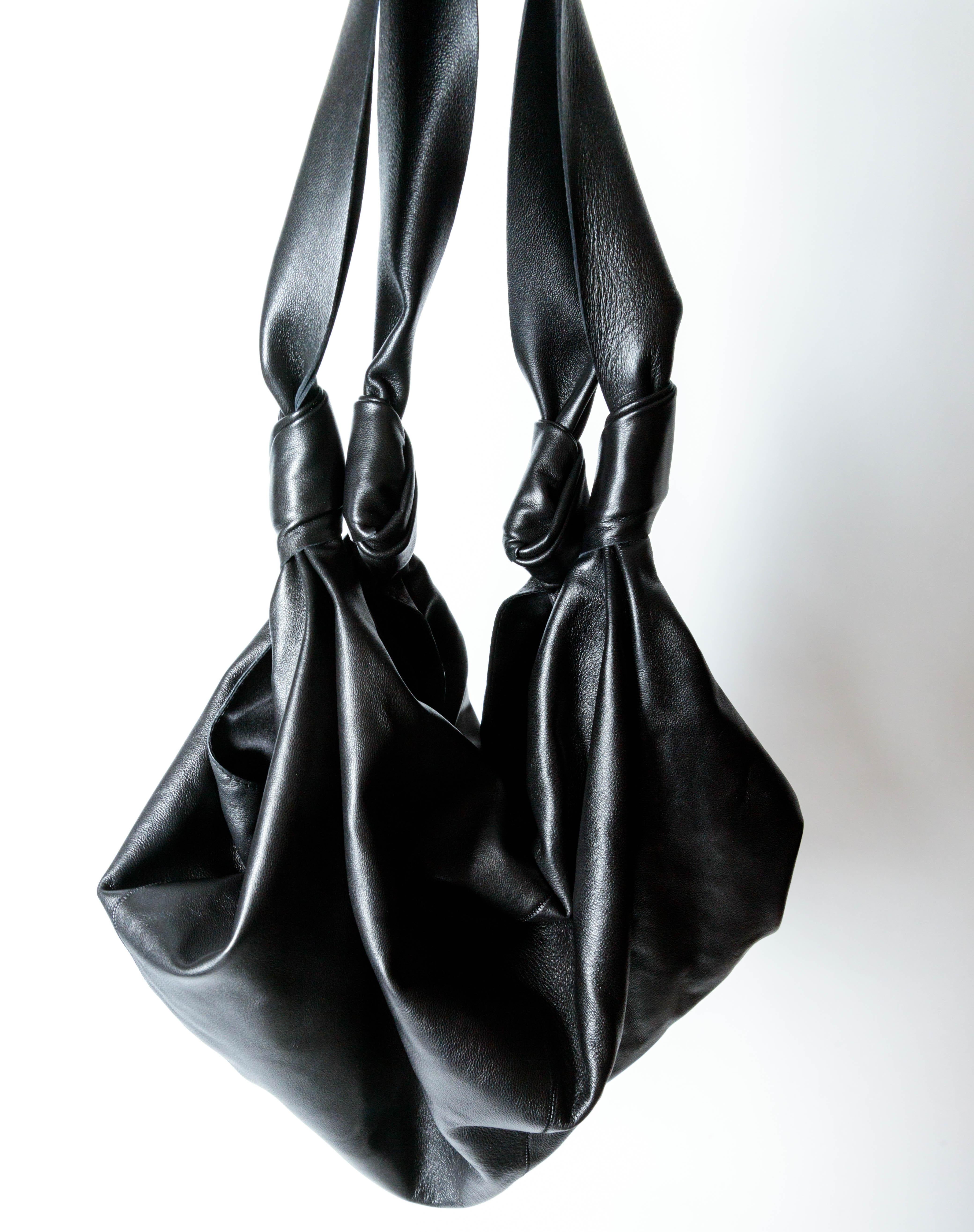 Women's The Row Leather Ascot Bag in Medium For Sale