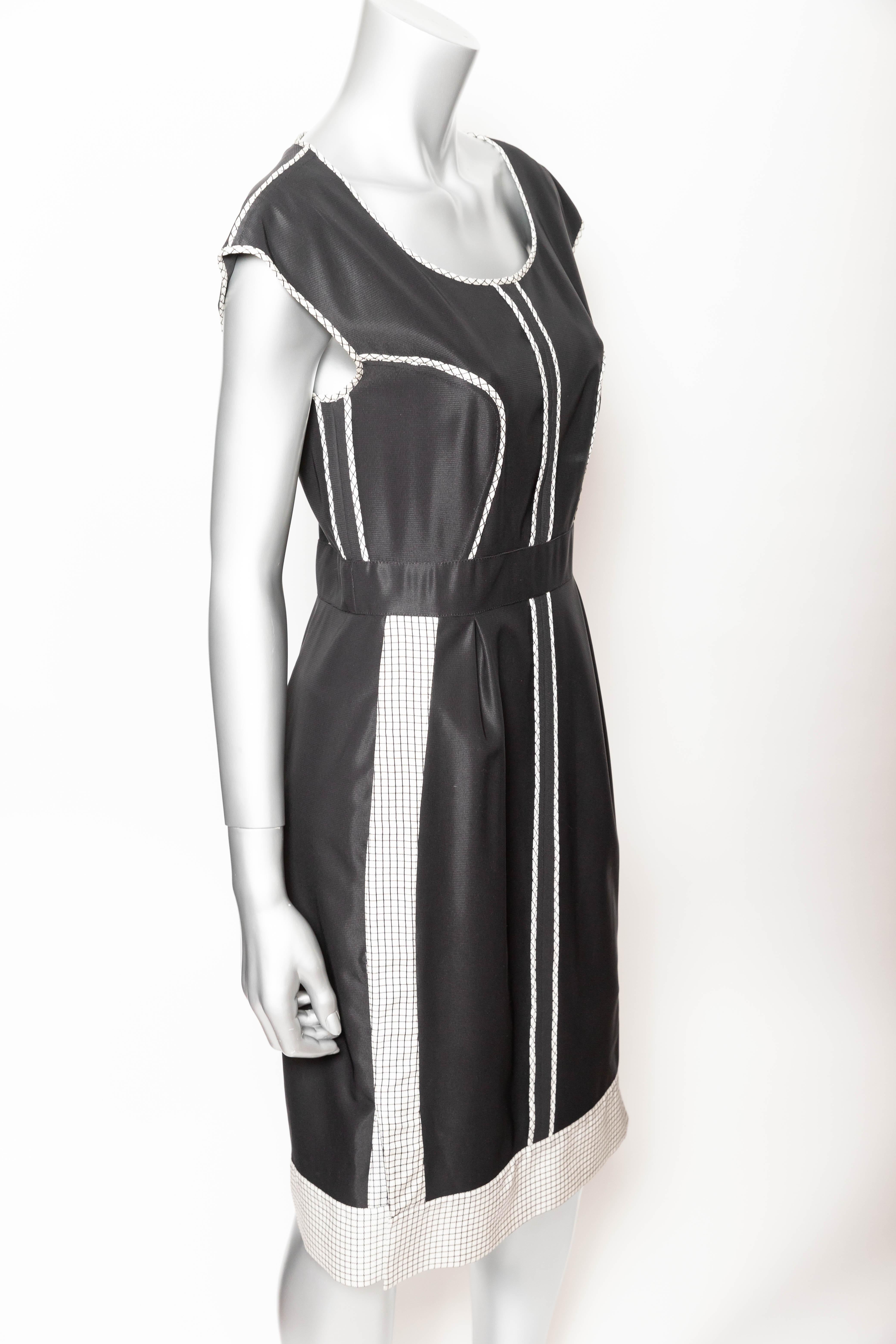 Black Fendi Cap Sleeve Dress - 42 / Medium For Sale