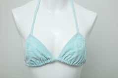 Vintage Chanel 1995 Light Blue Bikini with CC