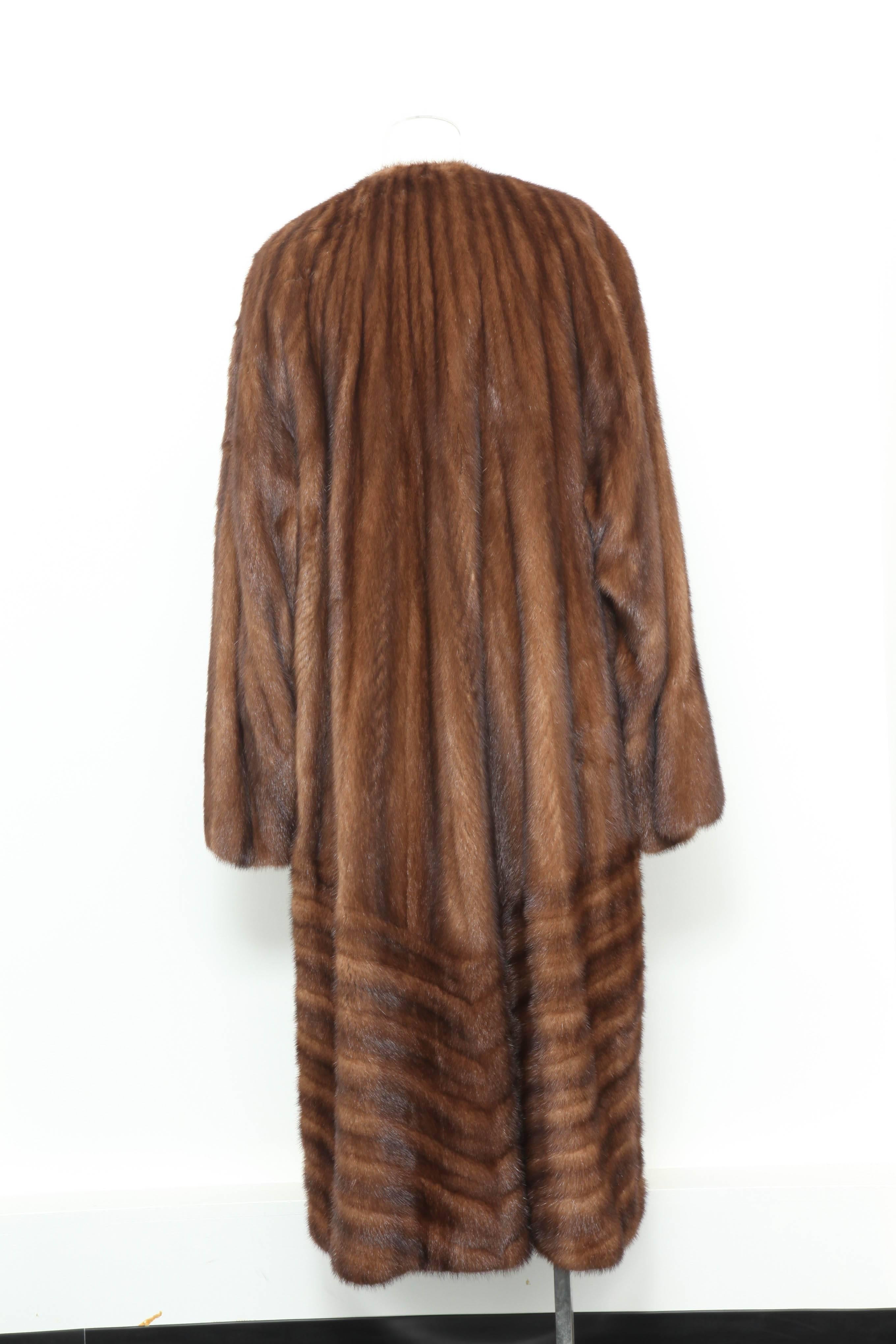 versace mink fur coat