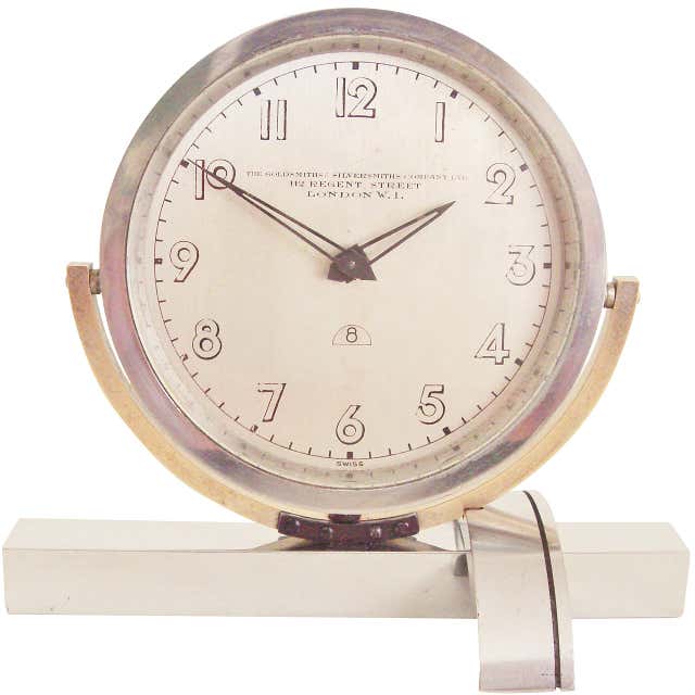Three Iconic Dutch Mid-Century Modern Shelf Clocks by Johannes Bosma ...
