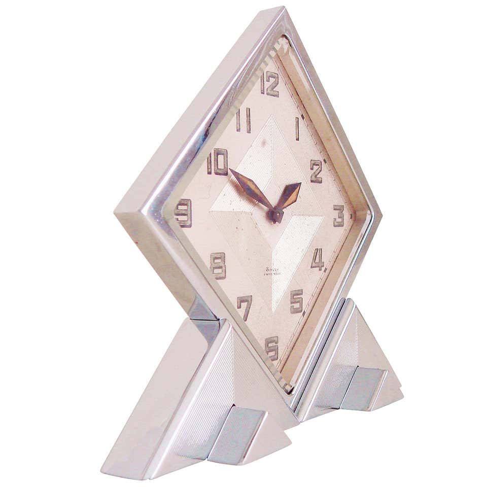 Three Iconic Dutch Mid-Century Modern Shelf Clocks by Johannes Bosma ...