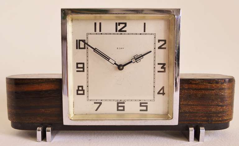 art deco desk clock