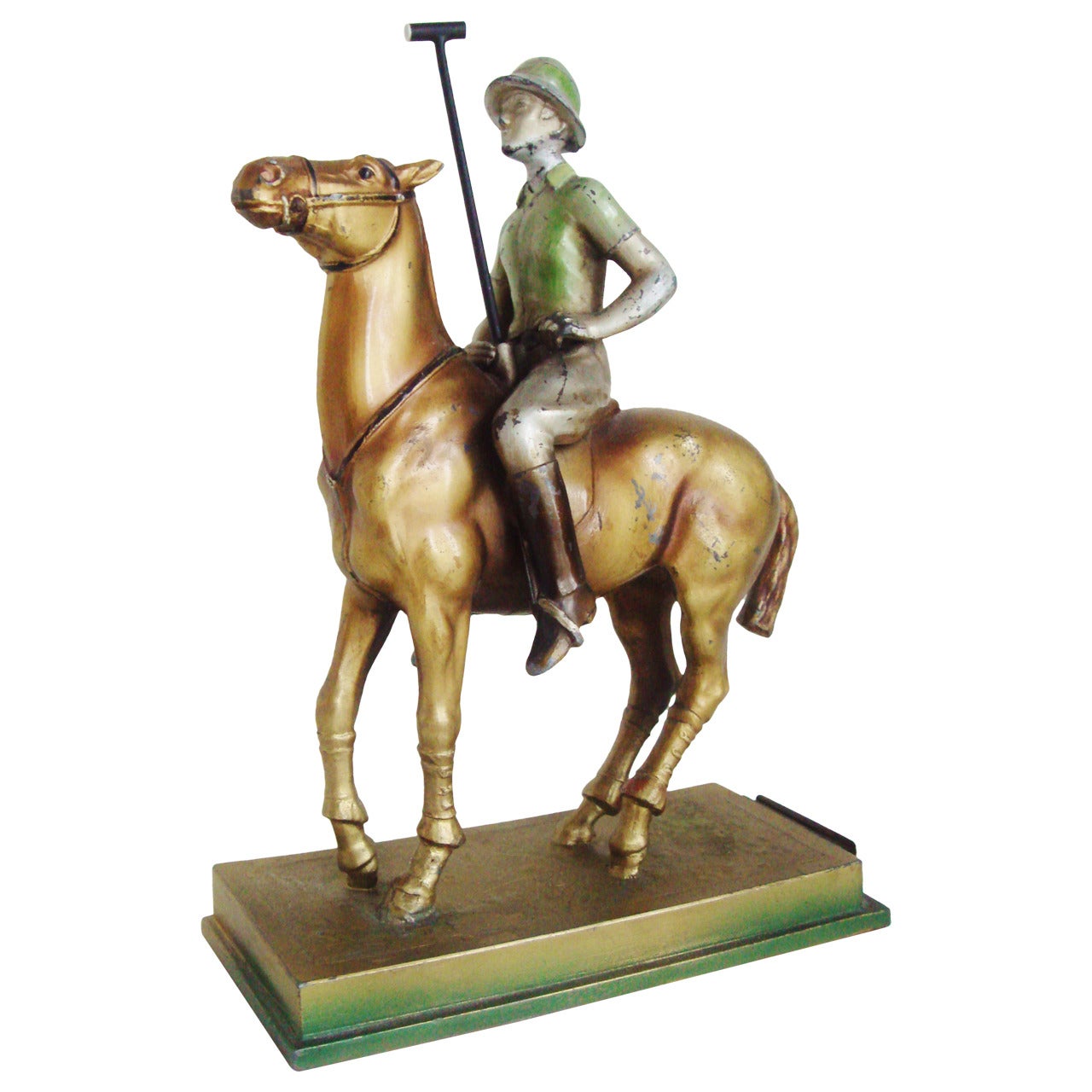 Gemello SET-Polo Player Pony & Mallet-Ideale Regalo da Uomo Polo Riders-ck512 