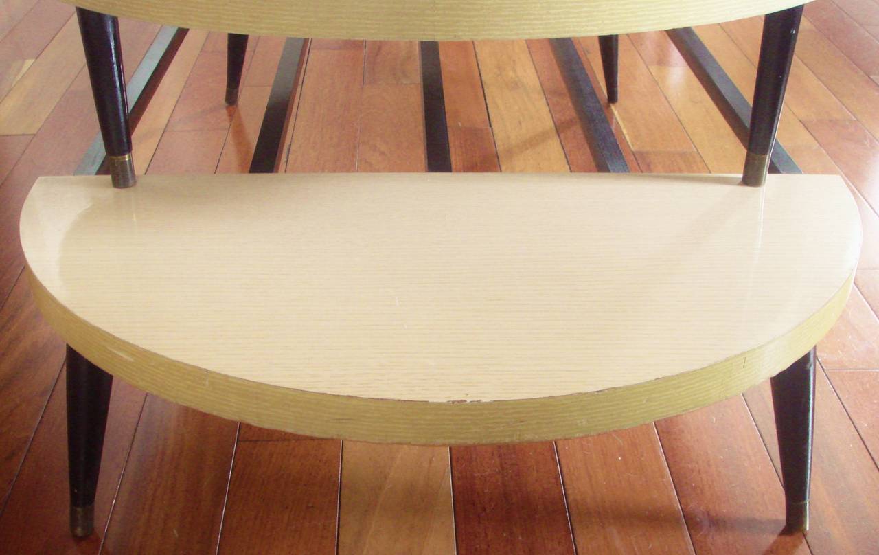 Formica Rare American Mid-Century Modern Two-Tier, Two-Tone Coffee Table