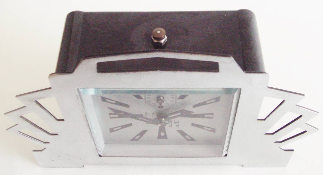 art deco alarm clocks