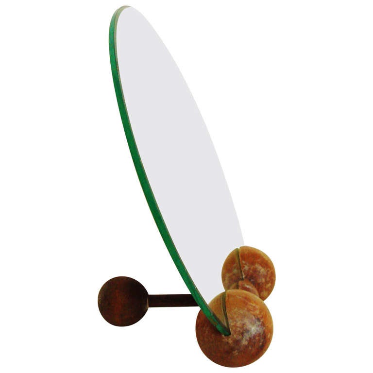 Very Rare American Art Deco Department Store Mirror, in the Style of