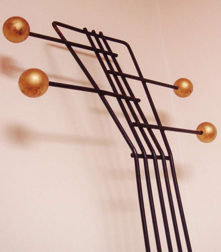 Mid-20th Century Iconic American Mid-Century Square Guitar Wall Lamp by Frederick Weinberg For Sale