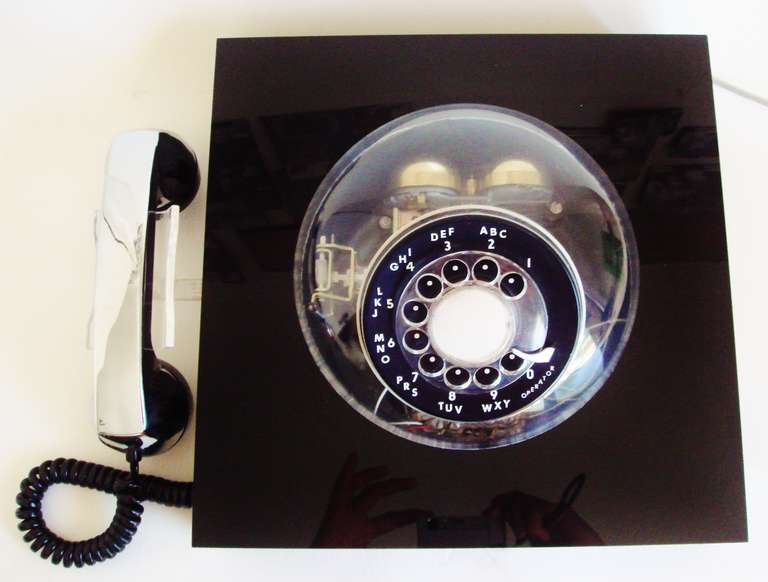 Scarce American Space Age Teledome Desk Telephone by Teleconcepts 1