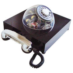 Scarce American Space Age Teledome Desk Telephone by Teleconcepts