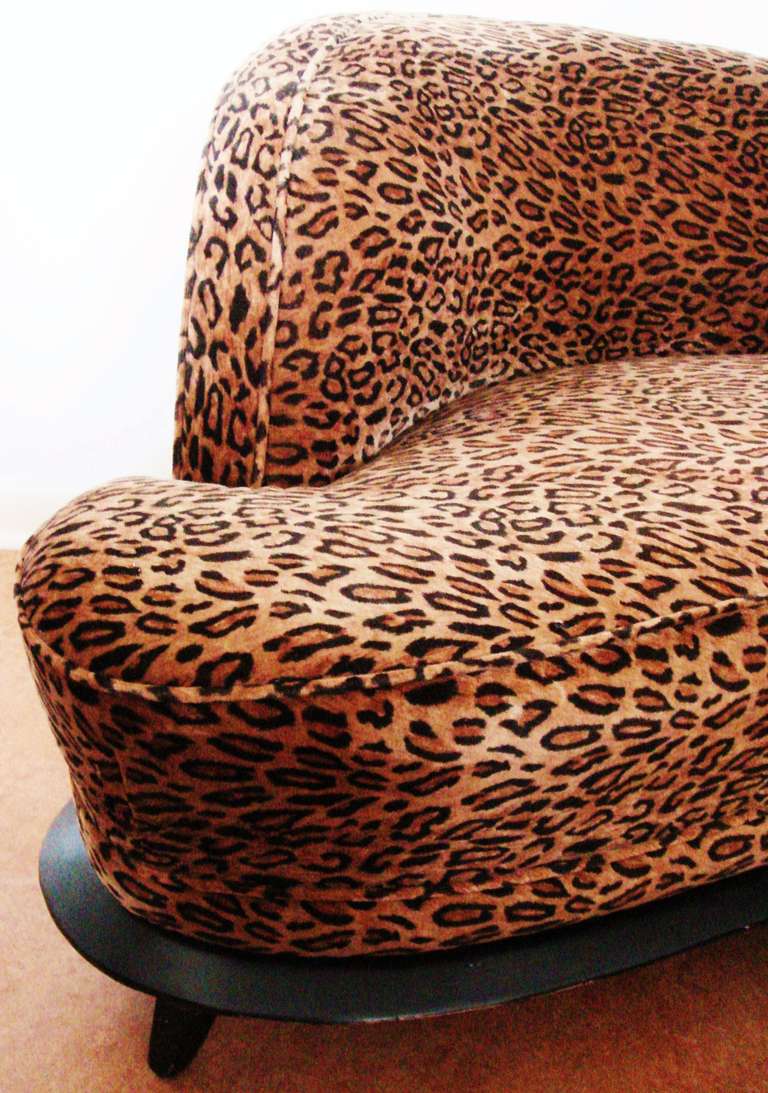Mid-20th Century American Mid-Century Modern Extreme Biomorphic Chaise Longue For Sale