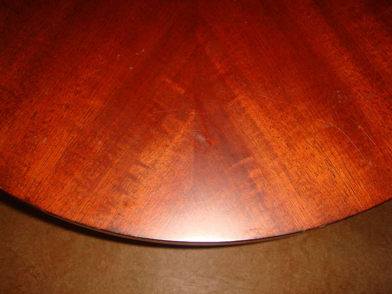American Art Deco Revival Two-Tiered Circular Entry Hall Table 1