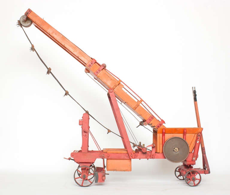 Stunning Salesman's Sample or Museum Miniature of English Thresher and Loader In Good Condition In Port Hope, ON