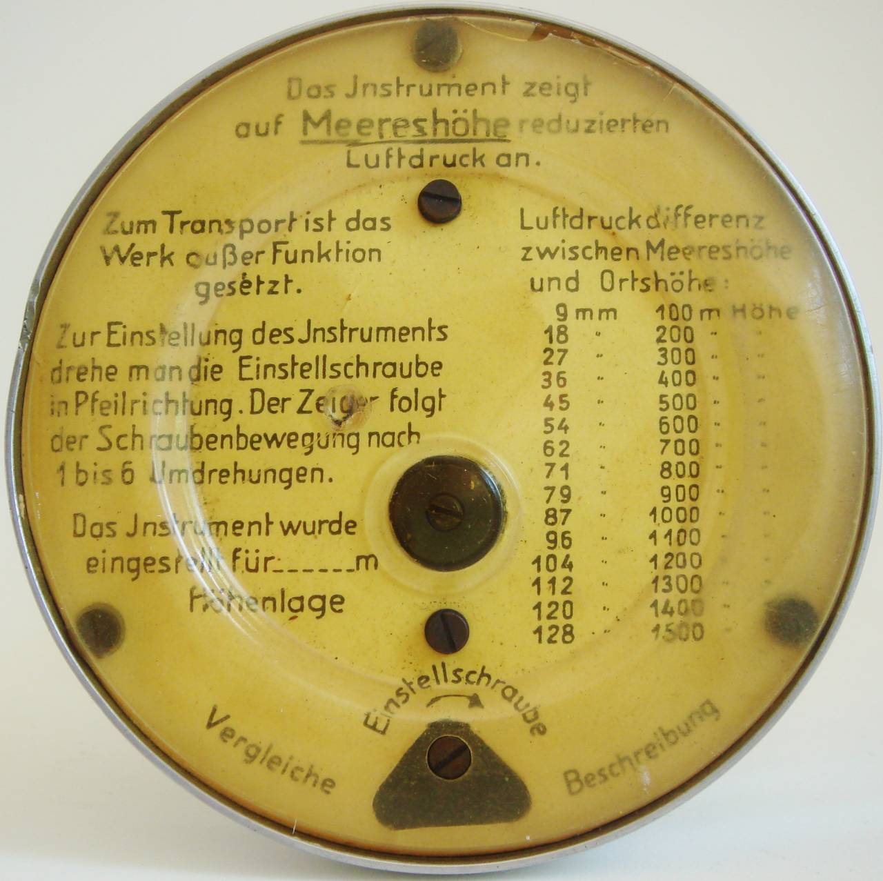 art deco barometer