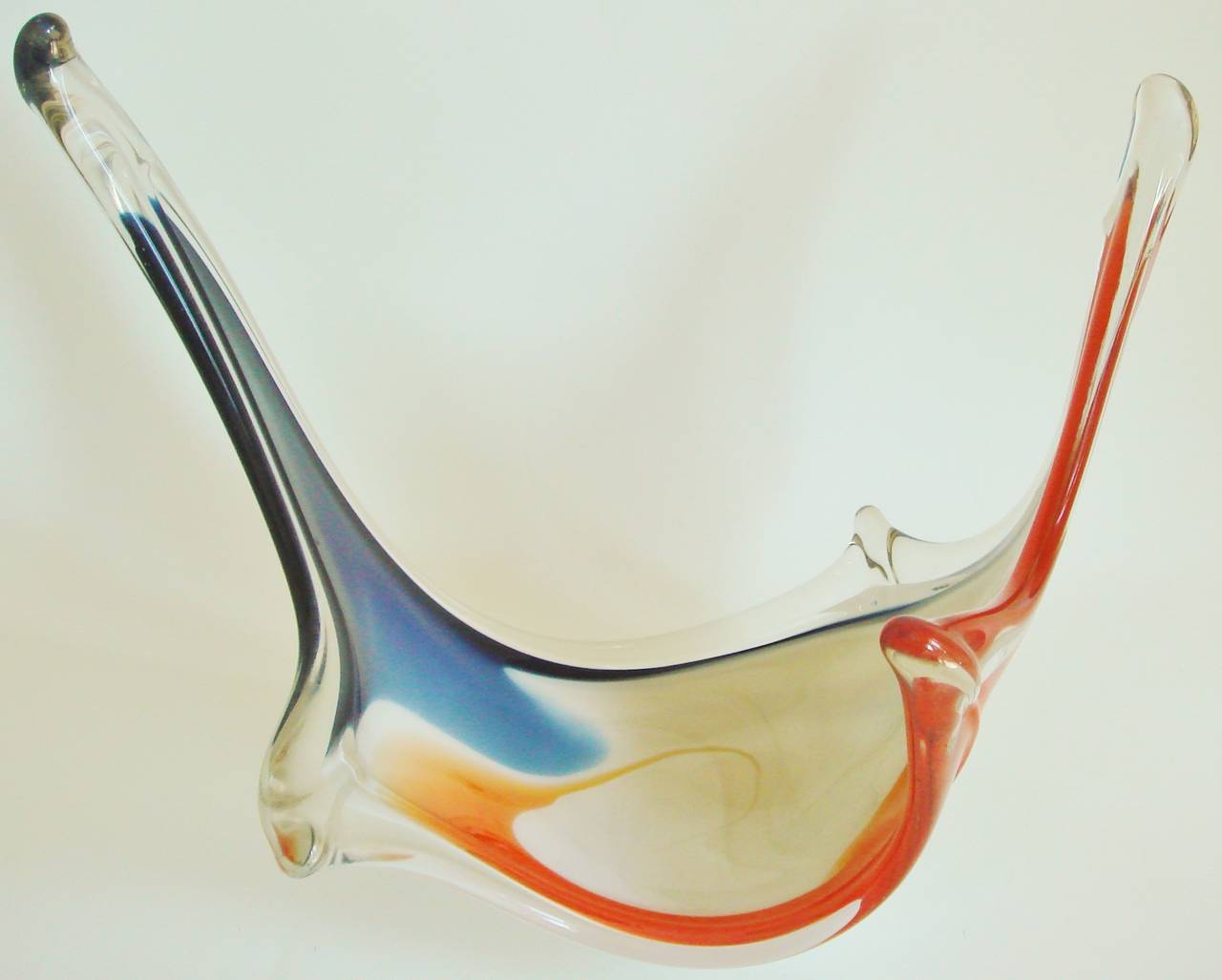 Mid-20th Century Swedish Midcentury Coquille Vide-Poche or Vase in the style of Flygfors