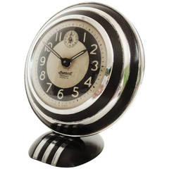 Rare and Iconic American Art Deco, Mercury Radiolite Alarm Clock by Ingersoll
