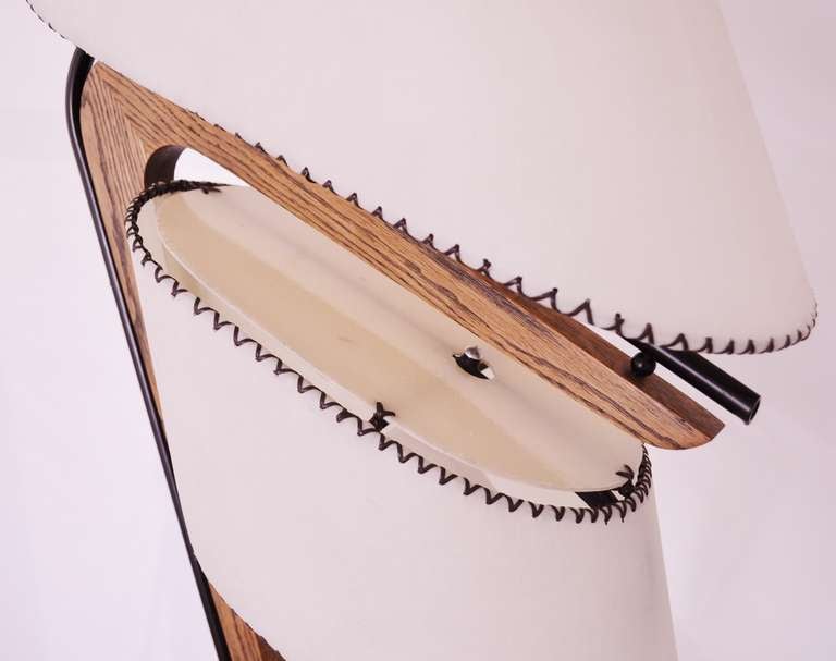 vintage fiberglass lamp shades
