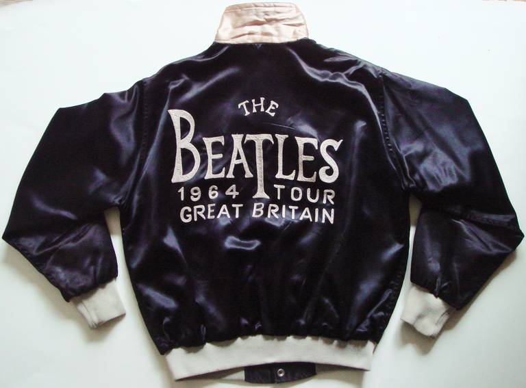 Very Rare Beatles UK Tour 1964 Fantasy Satin Tour Jacket at 1stdibs