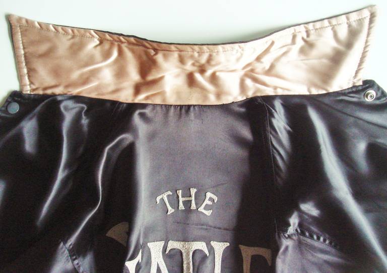 Very Rare Beatles UK Tour 1964 Fantasy Satin Tour Jacket In Good Condition In Port Hope, ON