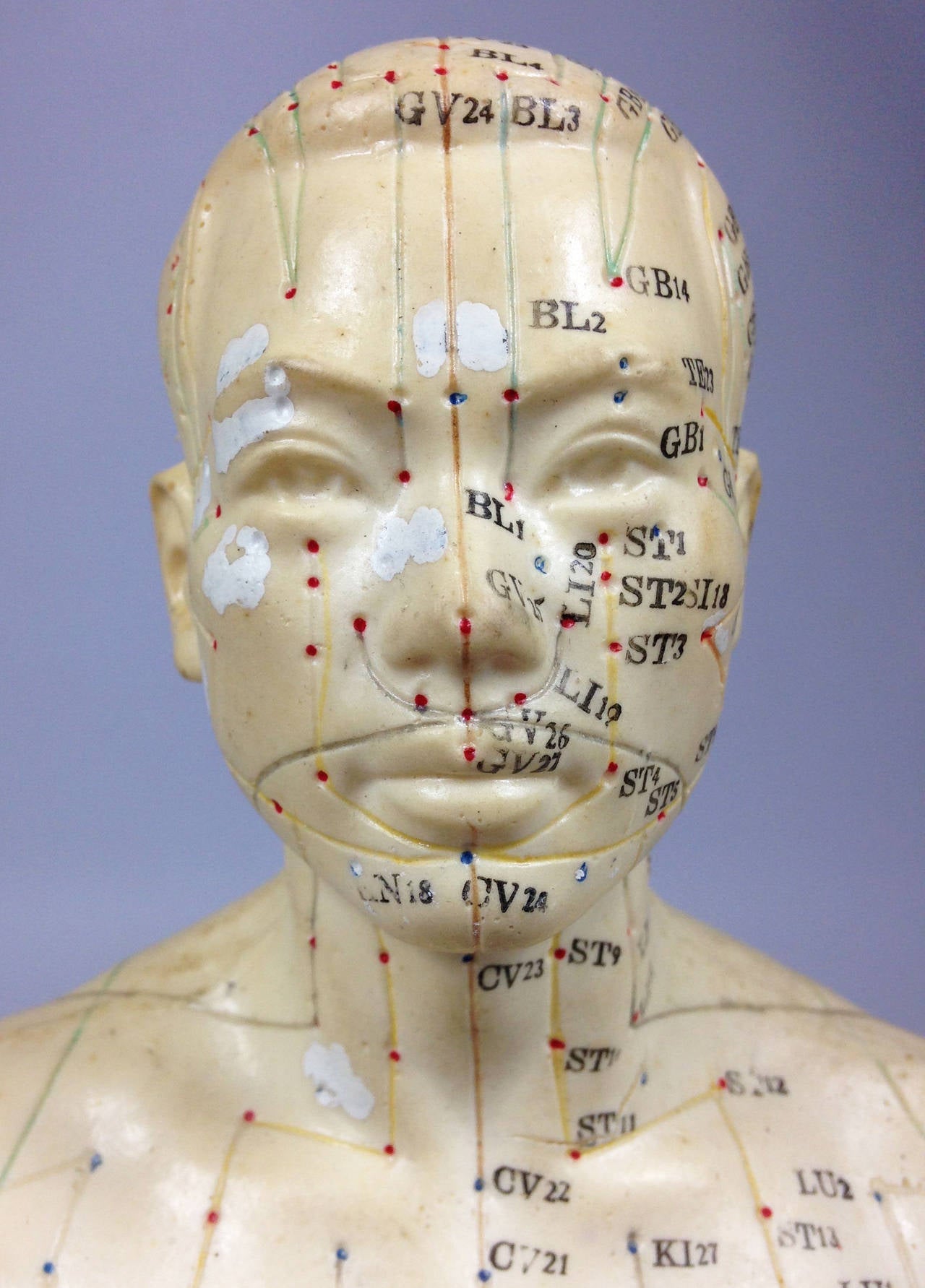 Mid 20th Century Japanese Acupuncture Doll In Good Condition In Glamis, Angus