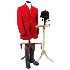 Used English Mid-20th Century Vale of White Horse Hunting Ensemble