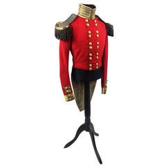 Antique Officer's Coatee and Epaulettes to the 67th Regiment of Foot circa 1840