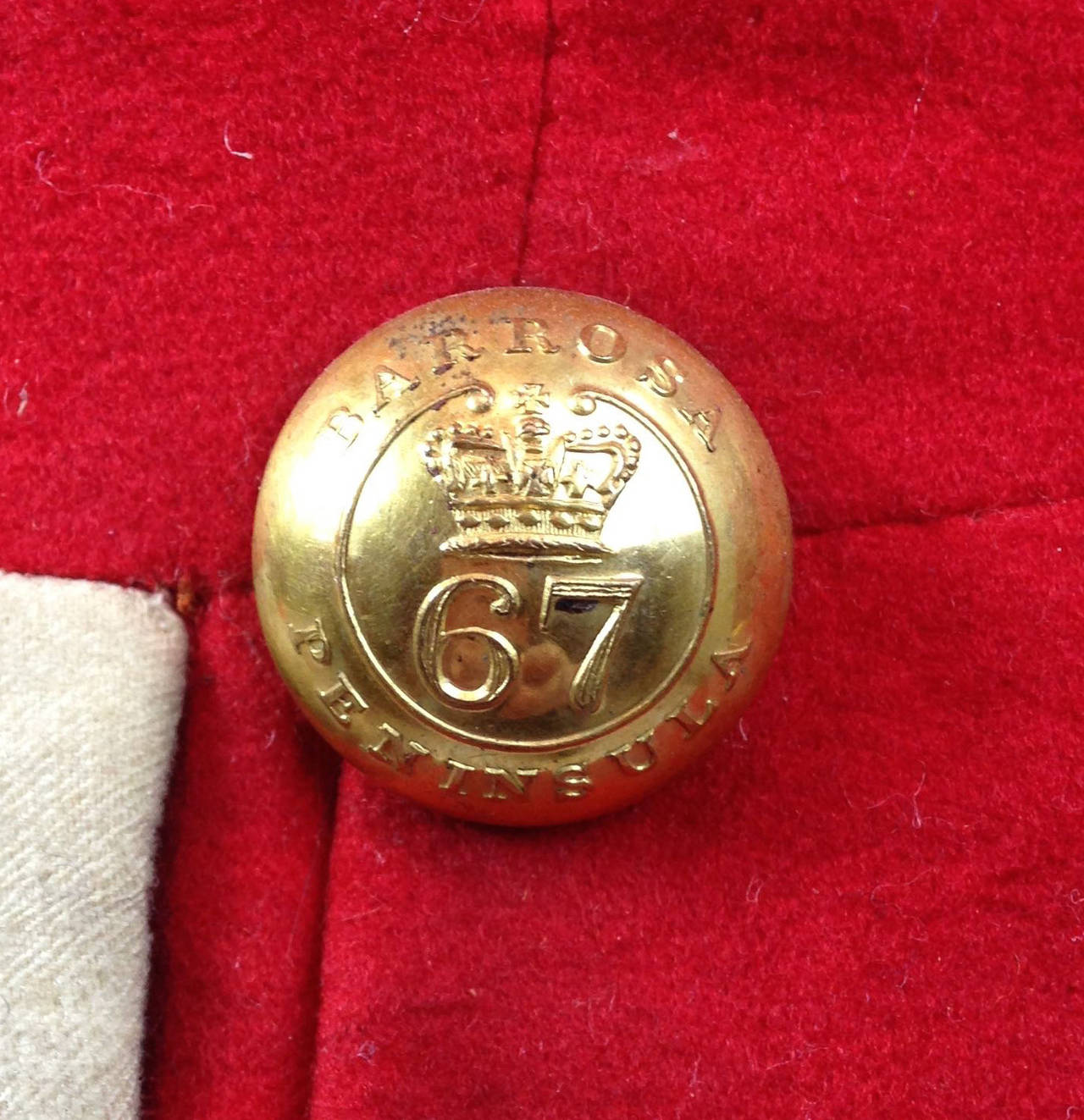 Giacca e spalline da ufficiale del 67° Reggimento di Piedi circa 1840 3