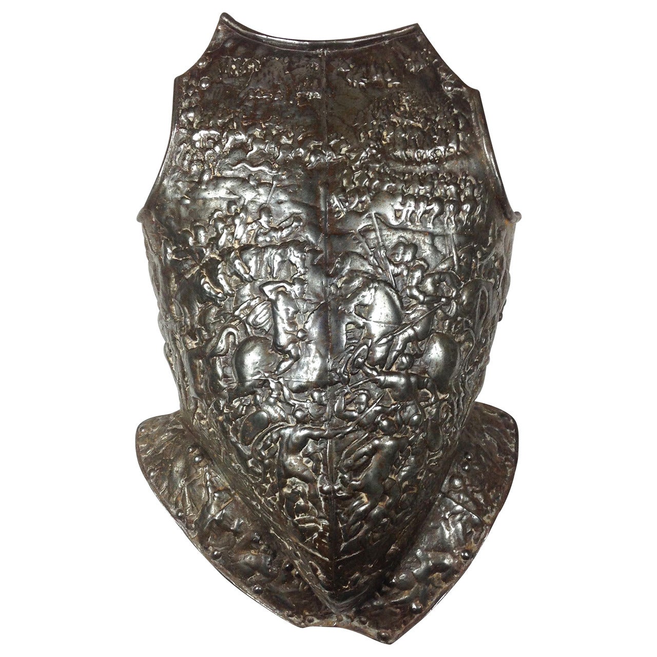 19th Century Steel Continental Style Armour Breastplate