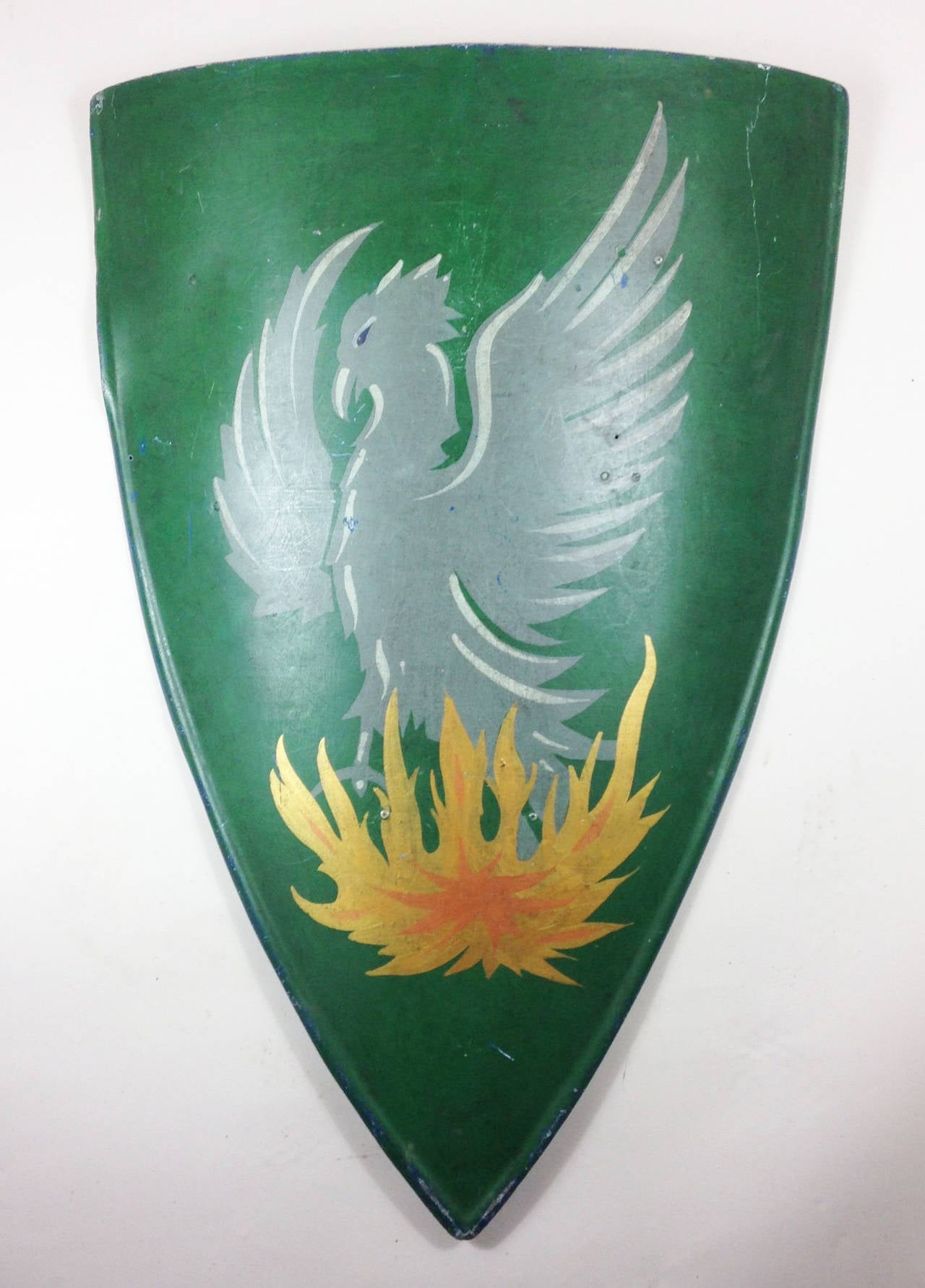 Group of Four Decorative Wall Hanging Shields For Sale 2