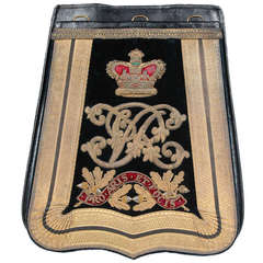 Officer
s Sabretache to the Middlesex Yeomanry Cavalry c 1880