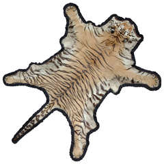 Flat Head Tiger Rug (Panthera Tigris) by Van Ingen & Van Ingen of Mysore