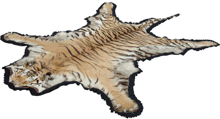 flat tiger rug