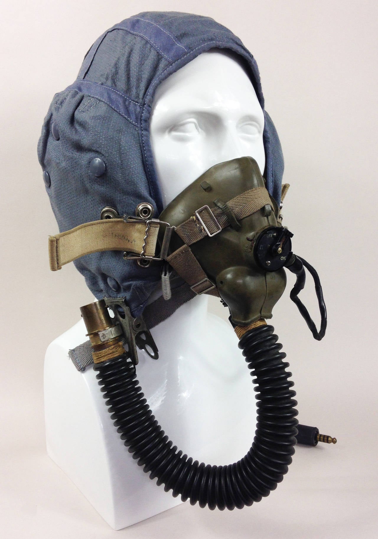 20th Century Early Jet Age Pilot's Head Set of the Royal Air Force