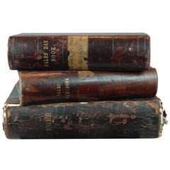 Vintage Collection of 3 Mid 20th Century Decorative Sales Ledgers