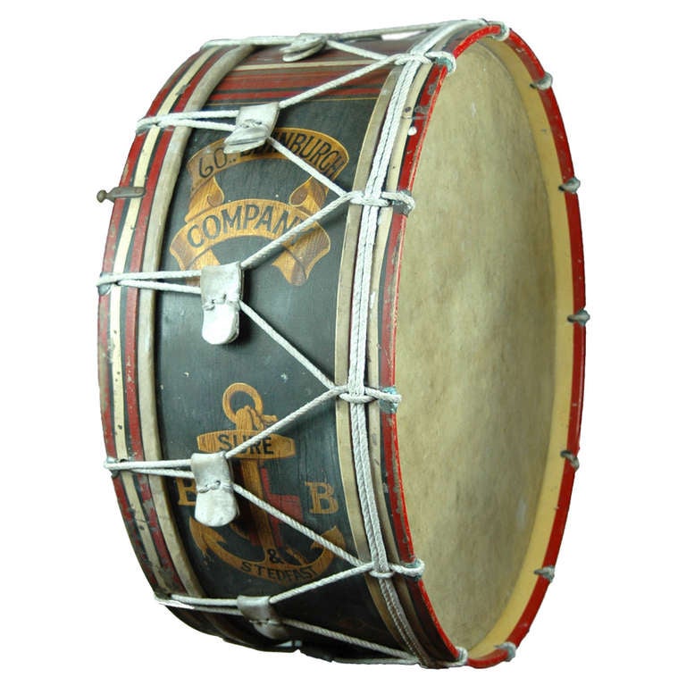 Early 20th Century Boys Brigade Tenor Drum at 1stdibs