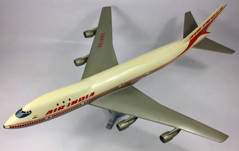 British Boeing 747 Travel Agent Model in Air India Livery