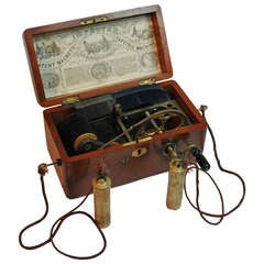 Antique Victorian 
Improved Patent Magneto-Electric Machine
