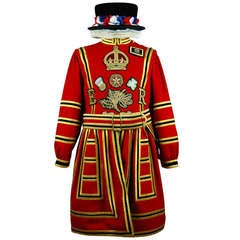 Vintage Elizabeth II Era State Uniform of a Yeomen Warder or 'Beefeater'