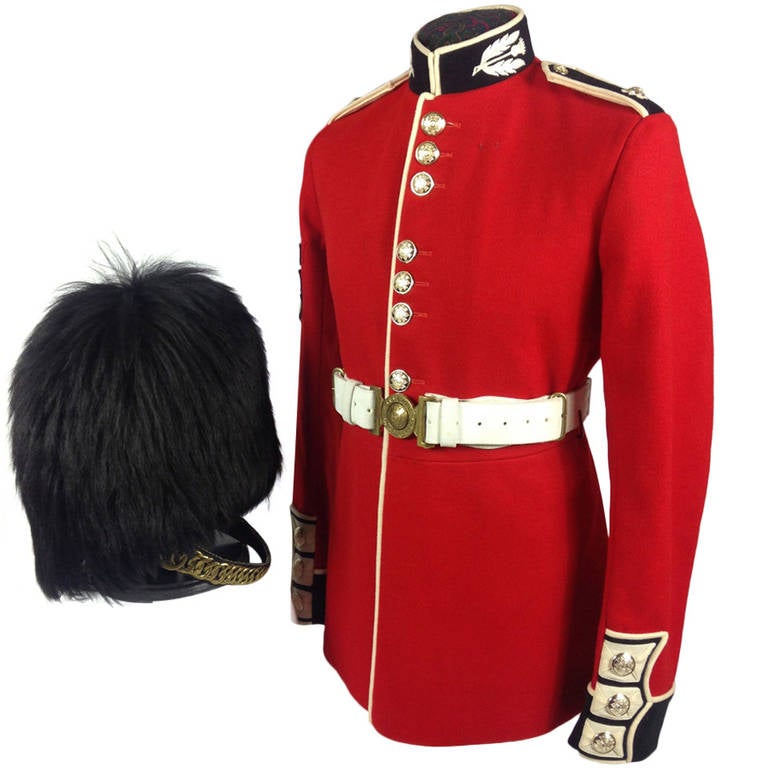 Queen Elizabeth II Period British Army Scots Guards Uniform at 1stdibs