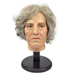 Retro Ex-Museum Exhibit Wax Work Style Mannequin Head