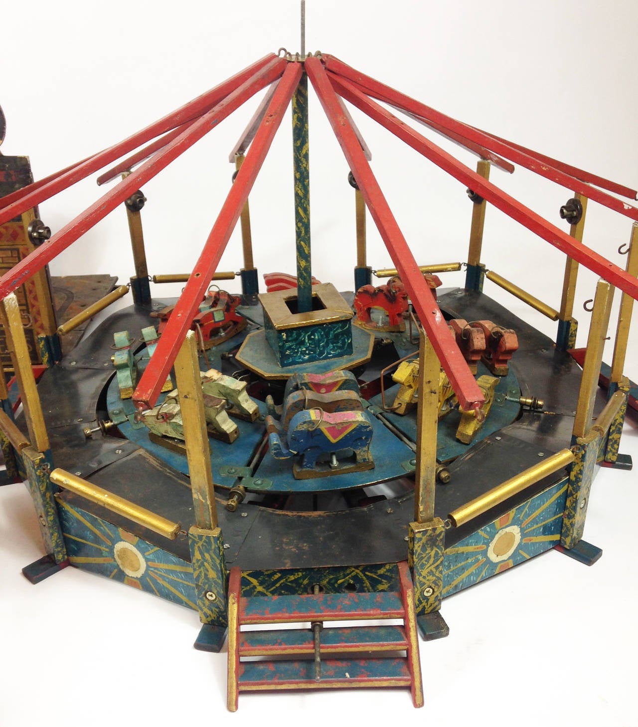 Metal Enormous Scratch Built Travelling Fairground Attraction circa 1930