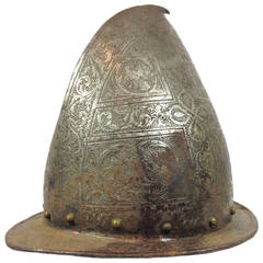 Scarce Late 16th Century Italian Cabasset