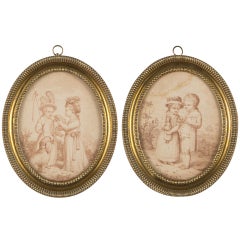 Fine Pair of Late 18th Century Engravings